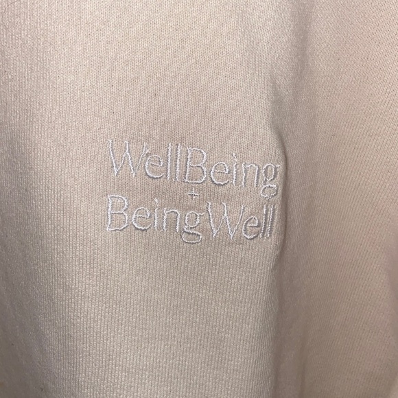 NWT WellBeing + BeingWell Goldie Sweatshirt, beige, size S, organic cotton - Picture 6 of 11